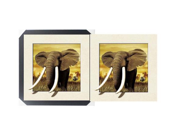 Durable Lenticular Printing Services / 5D Lenticular Picture With PS Frame For