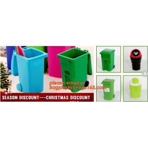 45L recycle trash bin recycle garbage bin/hospital trash cans, Mobile heavy duty