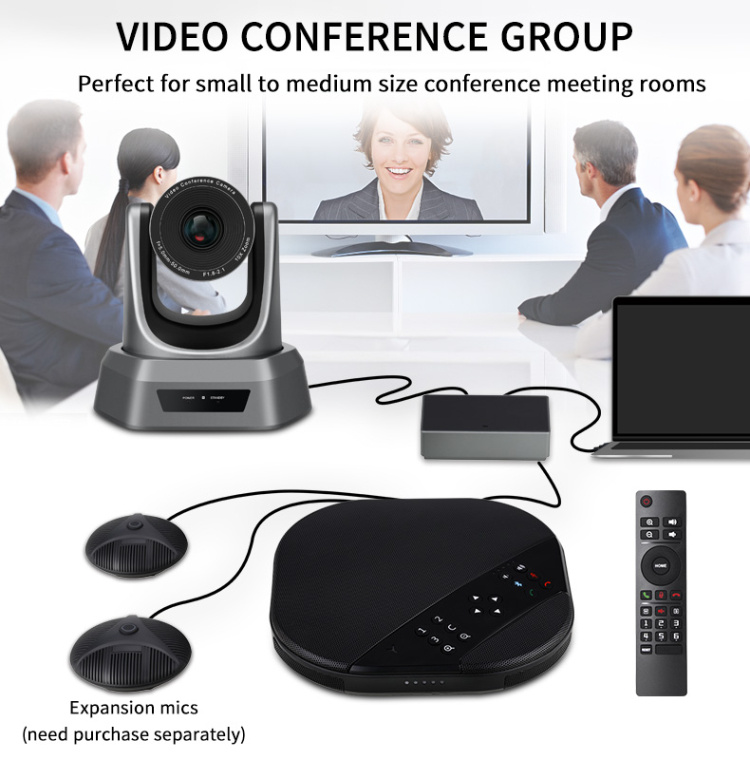 Tevo-Va3000e Performance USB Video Conference 10X Zoom Camera Video Conferencing Camera
