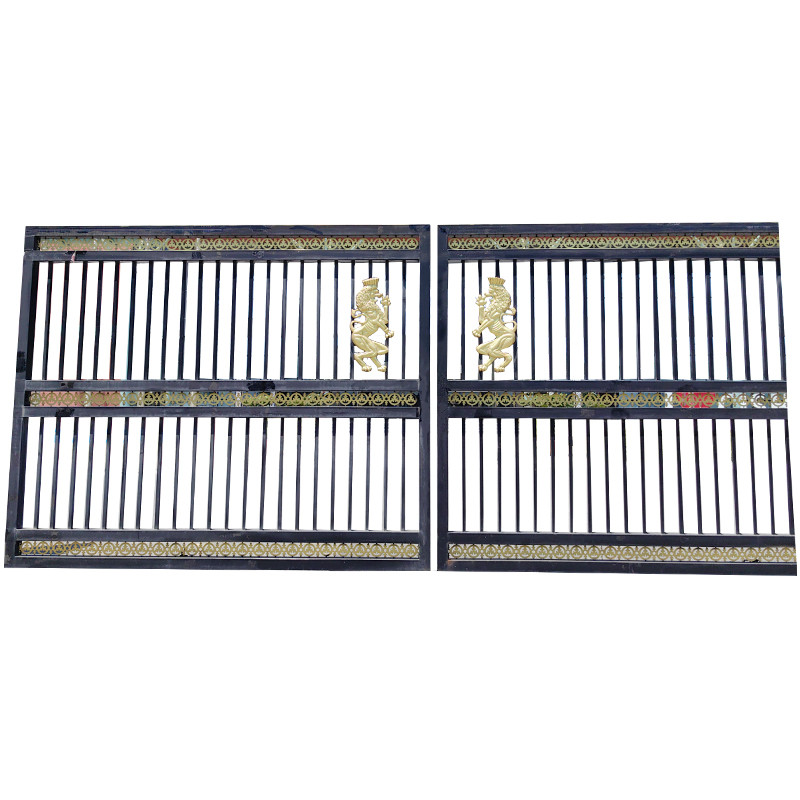 In Swing Aluminum Wrought Iron Rawt Iron Gates Sliding Door ODM