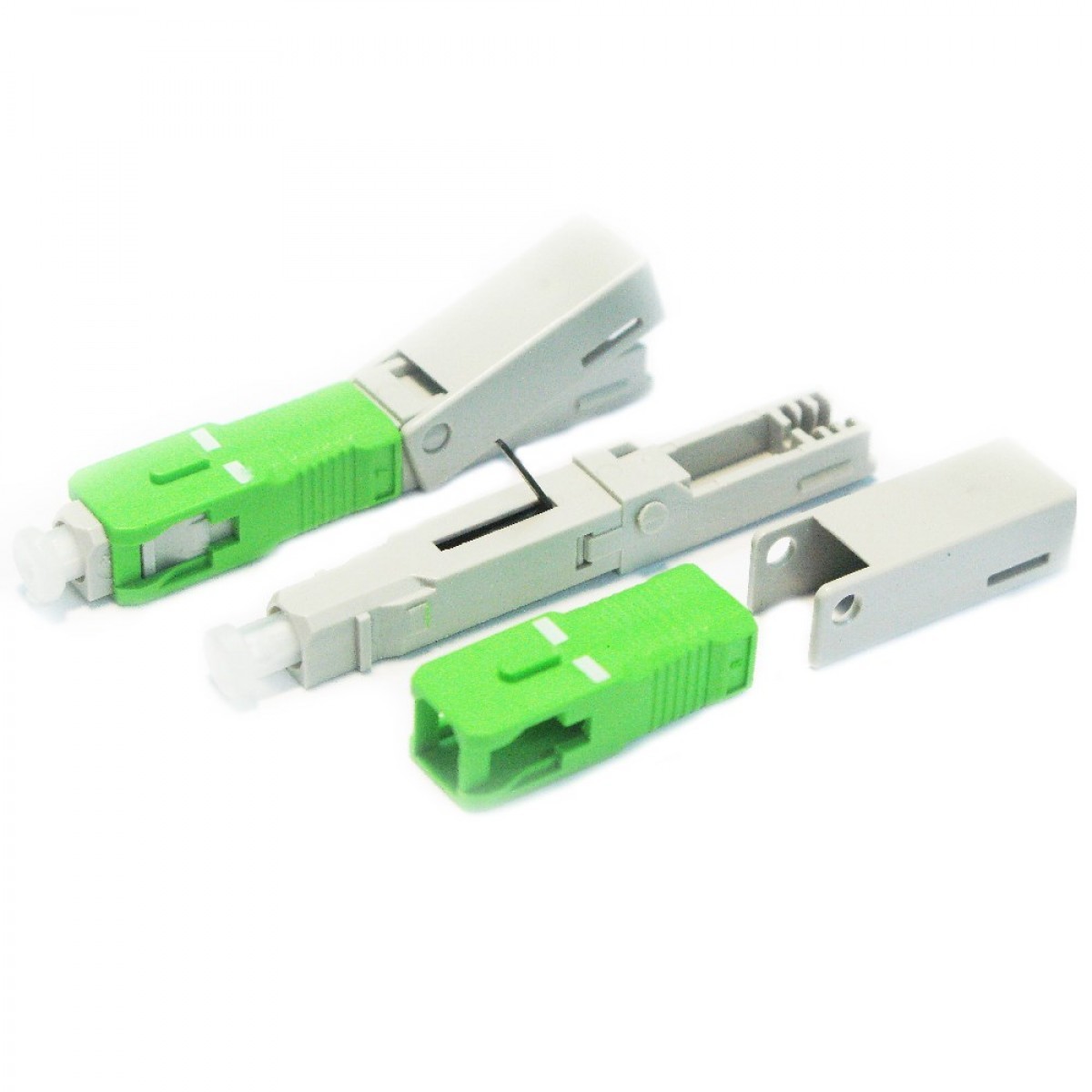 LC/UPC Embedded Type Fiber Optic Pigtail FTTH Fast Connectors Singlemode 55dB RL