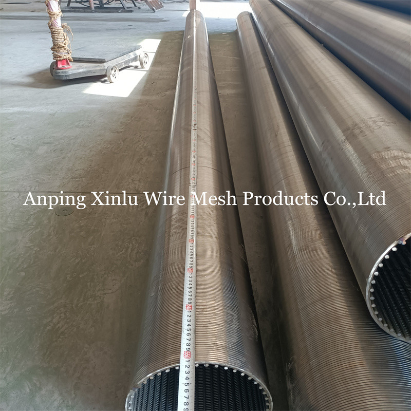 Customizable Johnson wedge wire Water Well Sceren Pipe with V Wire For Sand Control