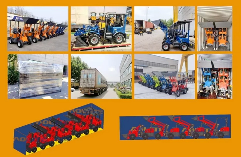 1.5T Loader Machine Battery China All Terrain Electric Small Front End Loader