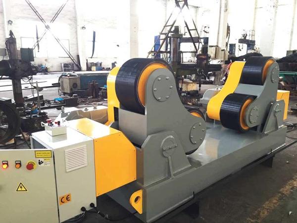 Grey Digital Readout Self Aligning Welding Rotator With Hand Box / Foot Pedal