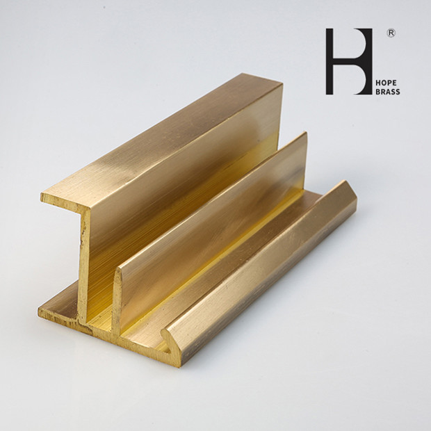 Popular Rustproof H T Shapes Brass Extruding Profiles L Angle Copper Alloy Profiles Bars ODM Chinese Manufacturer