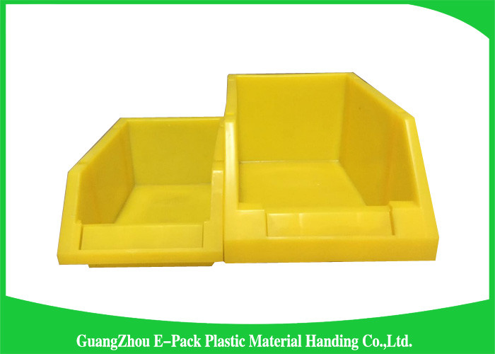 20L Shelving Industrial Plastic Totes , Hardware Storage Containers Space Saving