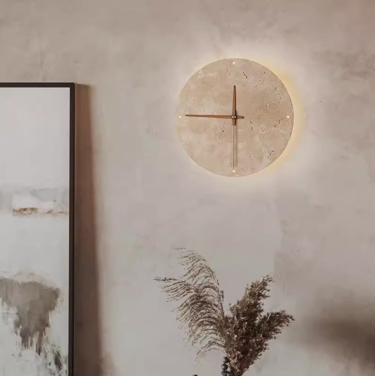 Yellow travertine wall lamp bedroom for home decorator interior stone wall lamp