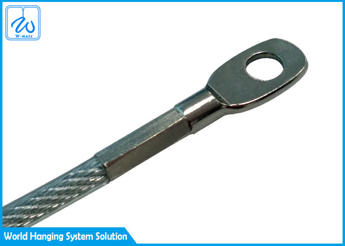 1x19 Stainless Steel Wire Rope Sling 6mm Cable Mount Free Hanging