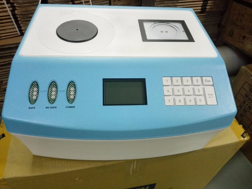 Benchtop Bottle Liquid Scanner Explosive Detection System AT1000 visual alarm