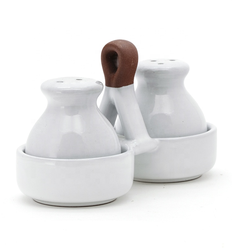 Ceramic Condiment Container Cruet Set Ceramic Salt And Pepper Shakers Cruet