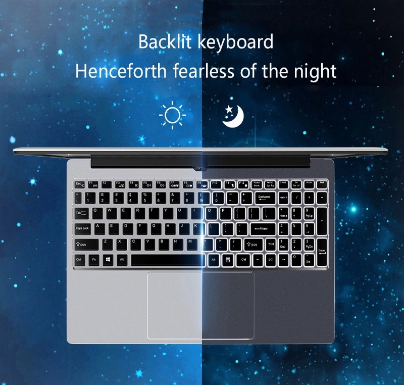 Metal Shell Backlight Keyboard Intel Core I7 Laptop Computer Notebook 4500U
