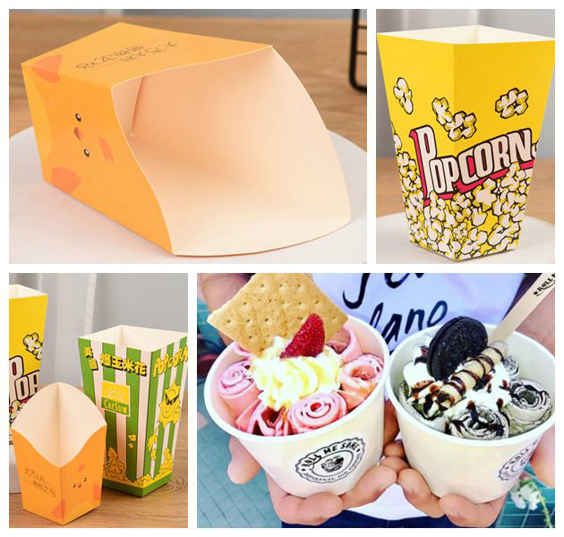650 x 940mm Printable 295gsm Food Grade C1S Paper Board For Food Box 