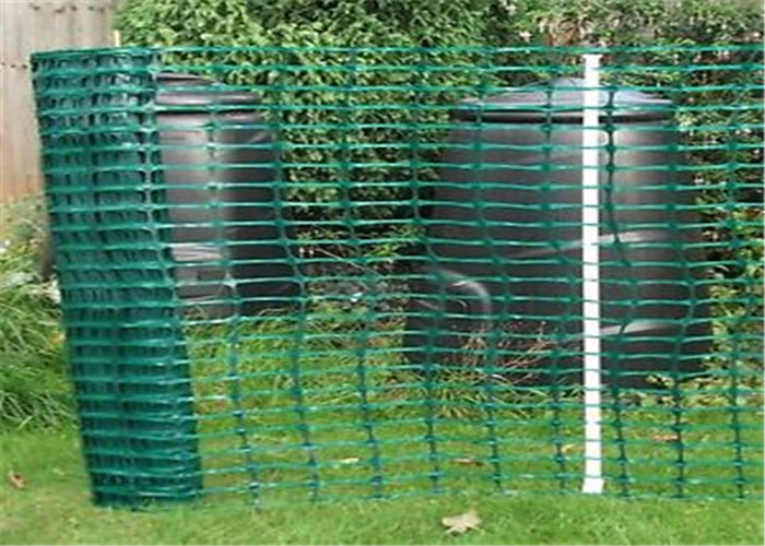 Plastic PE Material Orange Fence Netting , Sporting Events Green Safety Fence