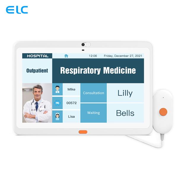 Wall Mount Touch Screen Android Tablet for Hospital Patient Care Call Handle