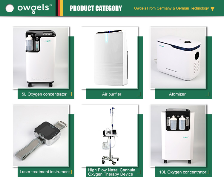 Oxygen Breathing Machine Portable Oxygen Concentrator 3L With Nebulizer