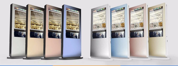 Latest Touch Technology Android Lcd Media Player 2000 Nits Monitor 49 inch Airport Digital Signage Outdoor