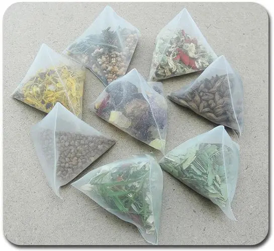 Herbaceous Teabag Packaging Machine Nylon Triangle Tea Bag Sealing Machine
