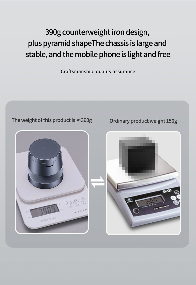 15W Mushroom Design Magnetic Wireless Charger With Night Lamp