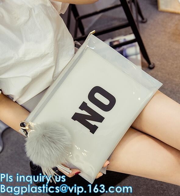printed OEM logo slider zip lock bags, Slider Undergarment Bag With Lock, vinyl pvc A4 file bag with slider Zip lockkk