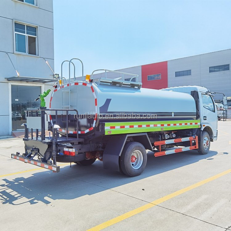 DFAC DongFeng 5000 Litres Water Truck Water Spray Bowser Sprinkle Truck Watering Cart Water Tanker Truck