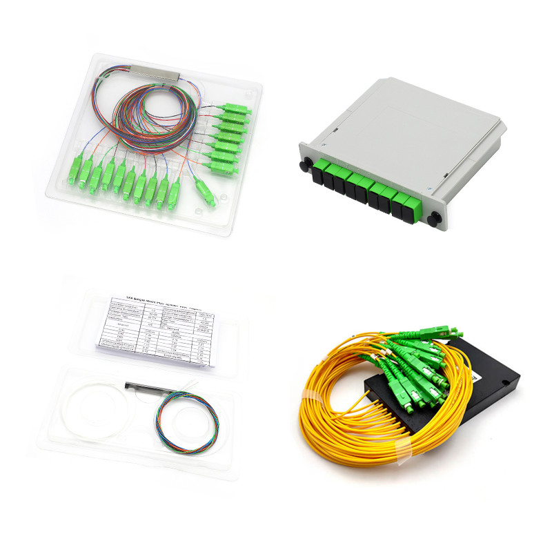Low Insertion Loss SC UPC 0.9mm 1x16 Plc Splitter