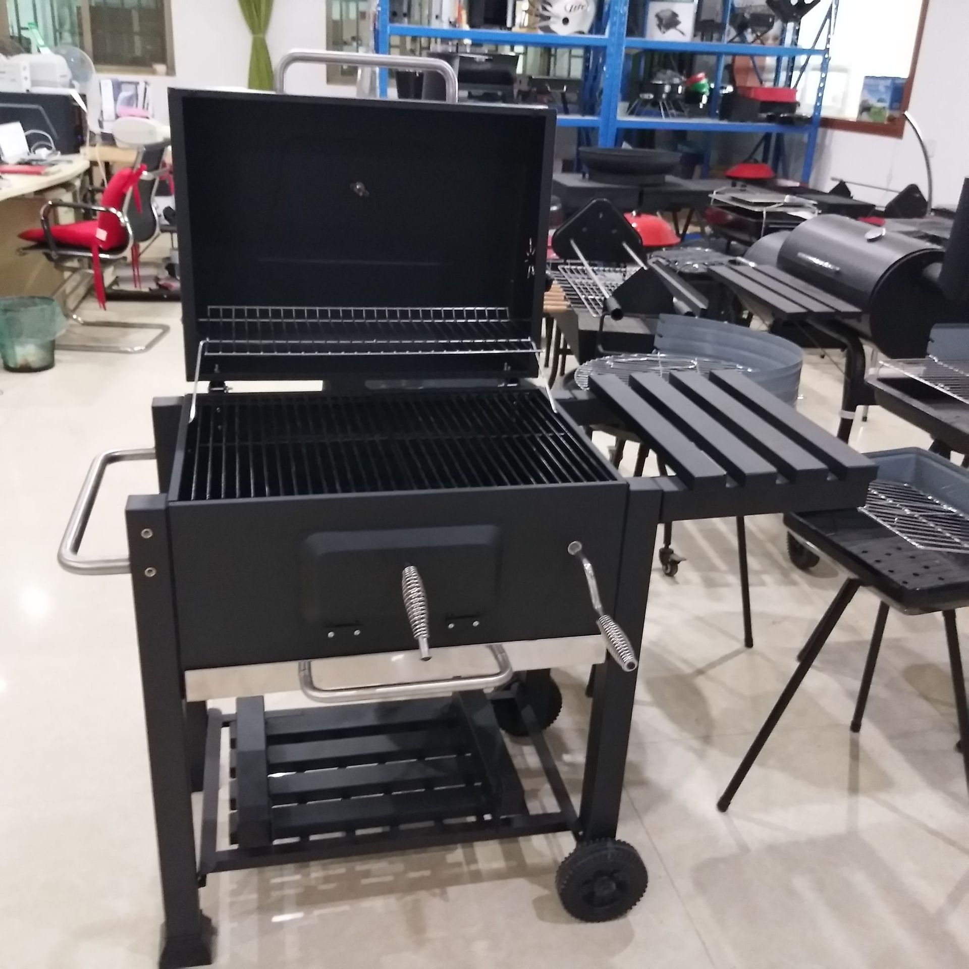 Upgrade Your Camping Experience with this Portable Charcoal Smoker BBQ Charcoal Grill