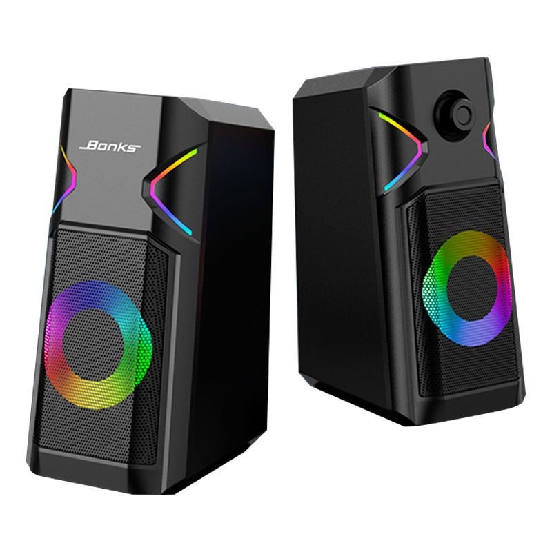 RGB Gaming Computer Speaker USB Laptop Small Audio Super Volume Desktop Subwoofers
