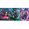 Buy cheap Custom Luffy PET 3D Lenticular Poster Demon Slayer Jujutsu Kaisen Anime Sticker from wholesalers