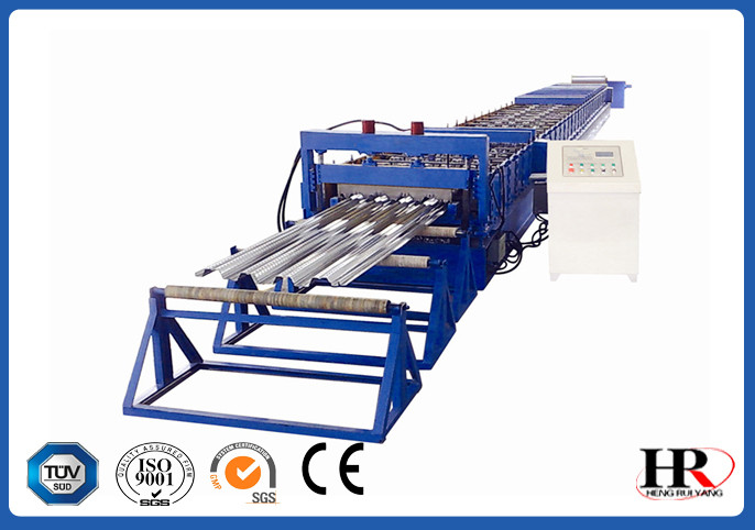 Structural Metal Deck Roll Forming Machine / Roof Sheet Making Machine