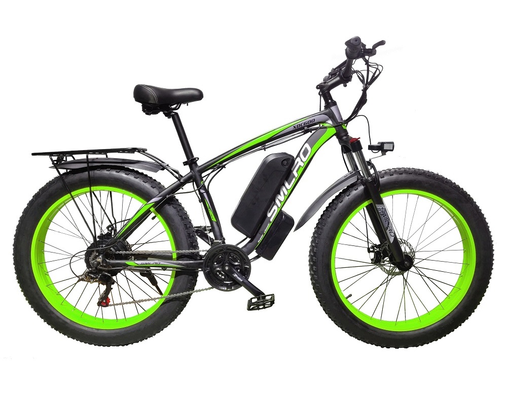 17500mah 26 Inch Fat Tire Electric Bike Brushless Geared 50km/H