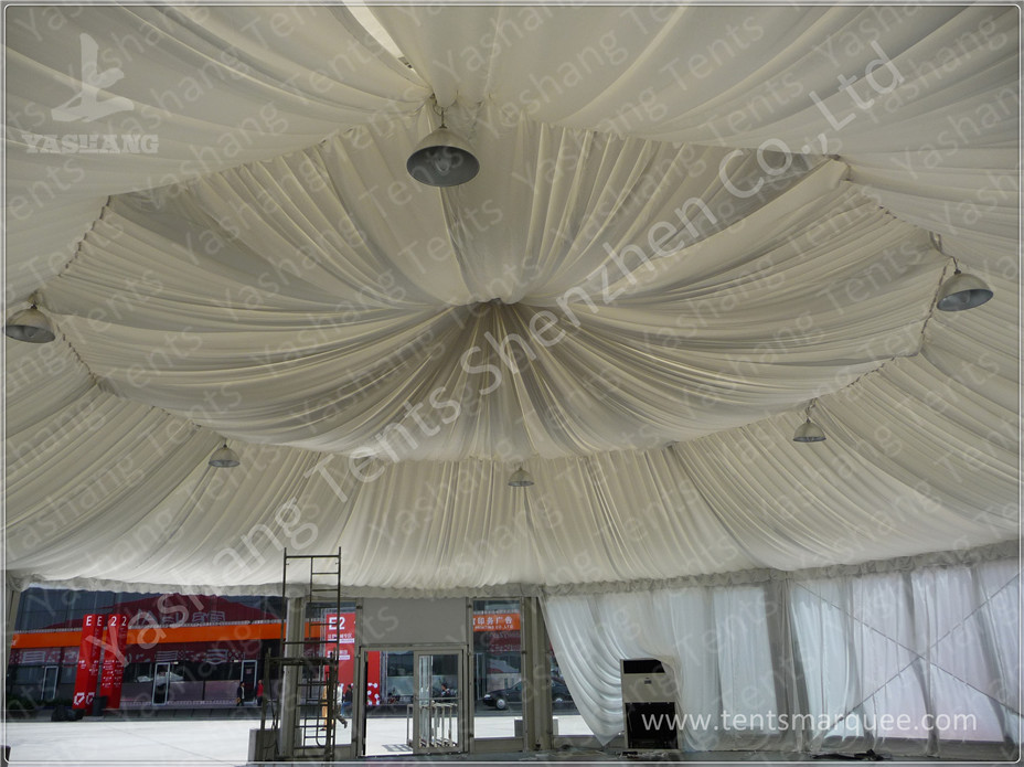 Roof Lining PVC Fabric Cover Outdoor Aluminum Profile Car Exhibition Tent