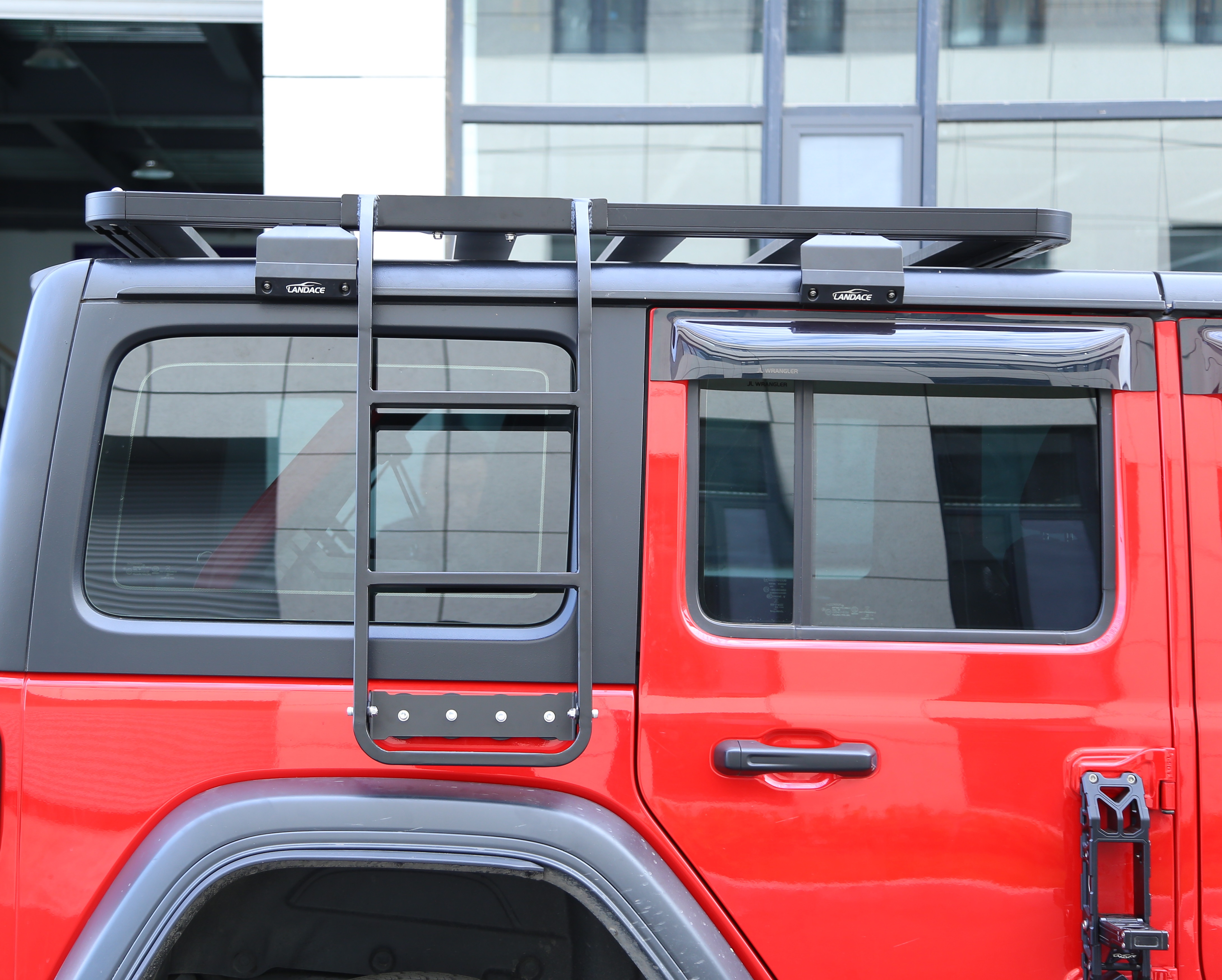 Aluminum Alloy Roof Rack Ladder WranglerJL Pickup Truck Ladder Rack