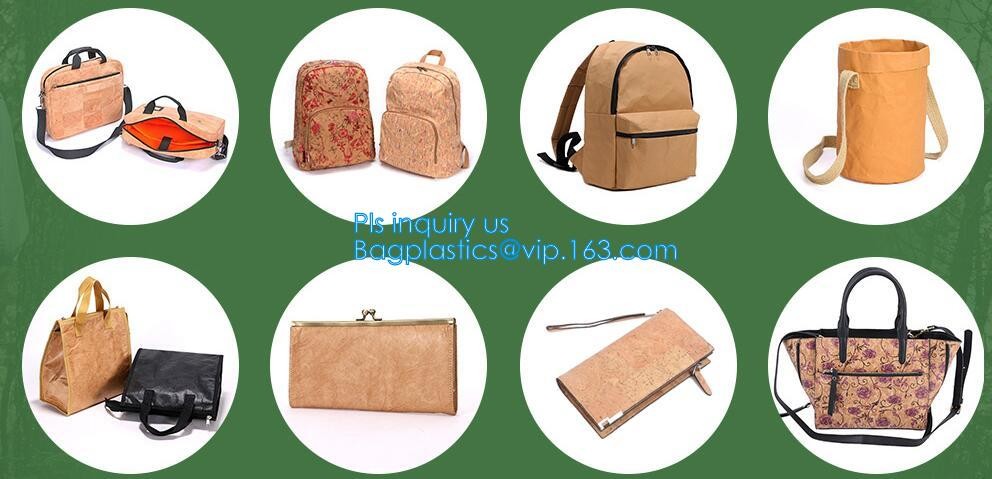 Custom Tyvek Paper Zipper Cosmetic Makeup Bag With Leather Handle,untearable tyvek zipper cosmetic bag,Environmentally f