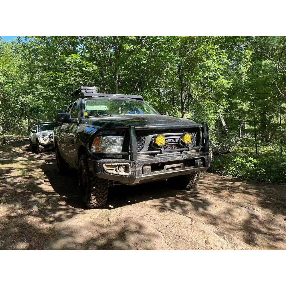 Steel Powder Coated Front Bumpers For TOYOTA EU Hilux ISO9001 Off Road Bumpers
