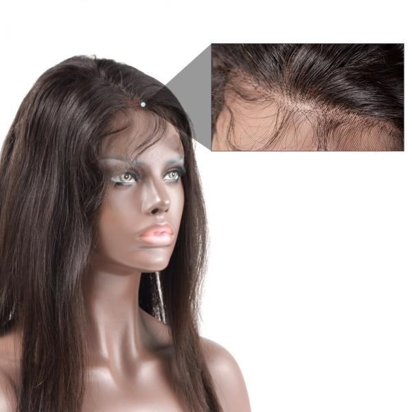 Wholesale 10a Grade 360 Virgin Brazilian Human Hair Wig Natural Hairline 360