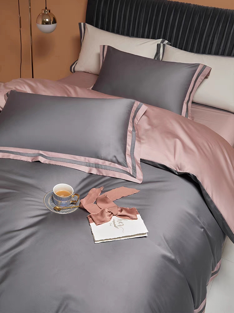 Mercury Home Textile 80s 400TC Bedding Set High Meticulous Cotton King Size Bedsheets
