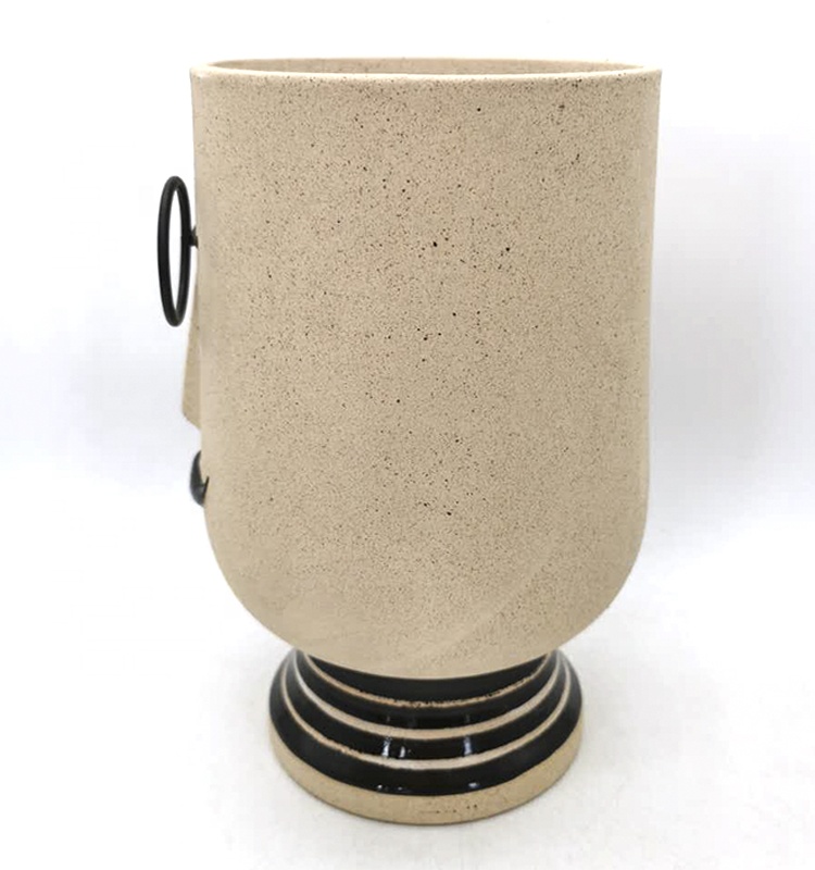 14 Inch 10 Inch 12 Inch Ceramic Flower Pot Lovely Instagram 3D Unique MEN Shaped