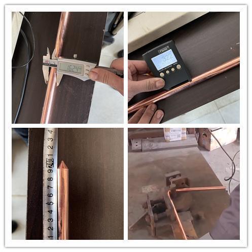 Single Point Copper Layer Thickness 0.254mm Lightning Protection Grounding Rod 5/8&prime; &prime;