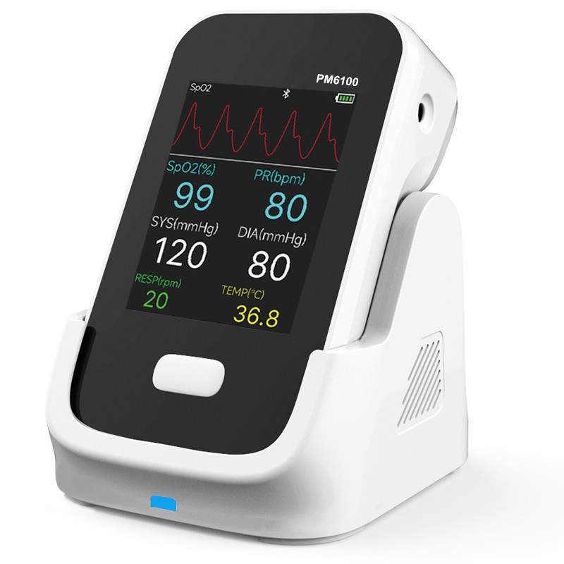 NIBP ,Spo2, ECG,Temperature Multi Parameter Patient Monitor TFT Display