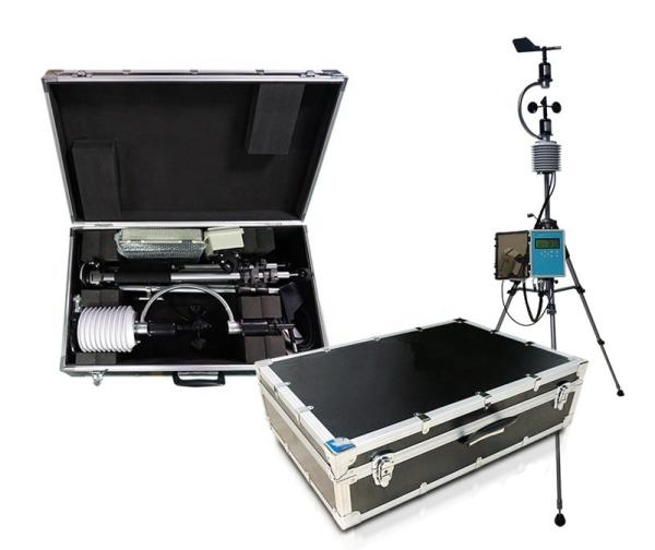 Portable Solar Powered Weather Station with Wind Speed Accuracy ±0.1m/s