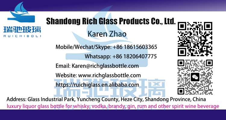 500ml Clear Round Glass Bottle for Liquor Whisky Spirits Vodka Gin Rum Brandy Bulk Sale