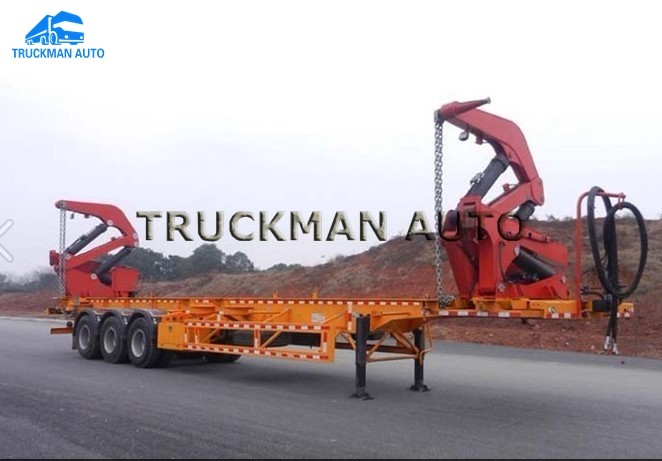 20 / 40 Feet 37 Tons Container Side Loader Trailer With self loading capacity