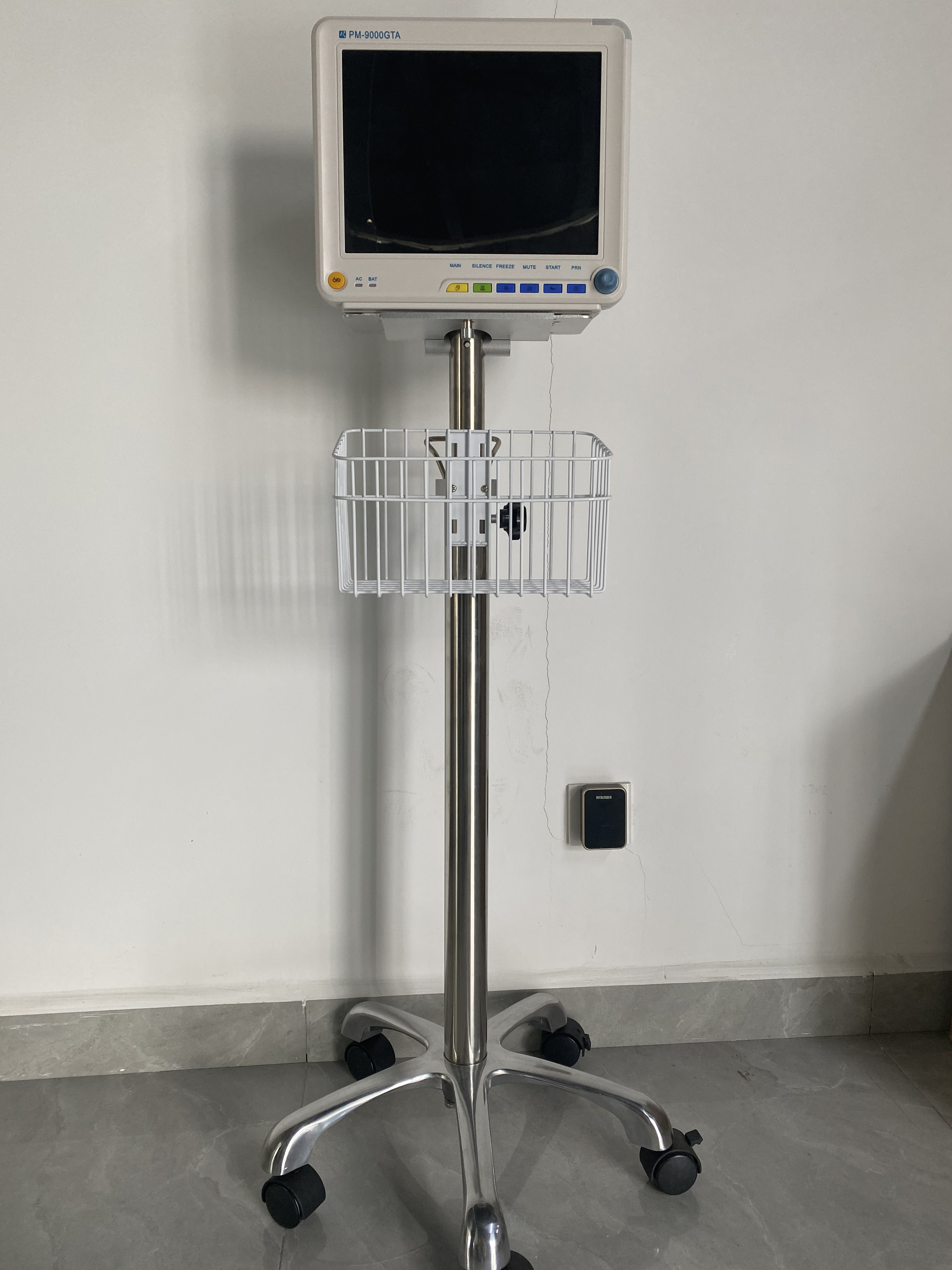 Mobile Cart Vital Signs Monitor Hospital Patient Monitor Trolley