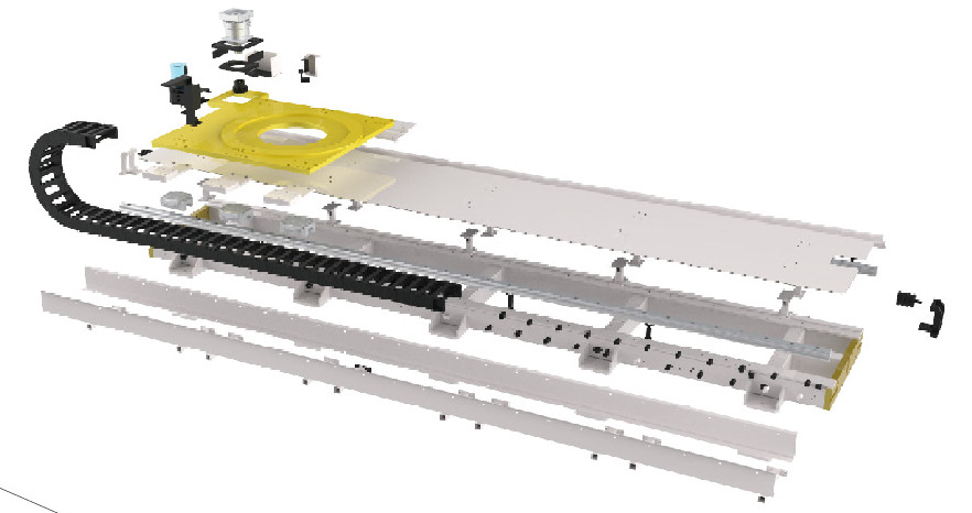 Load Rack Heavy Duty Robot Tracks 2500kg Linear Guide Gear And Rail