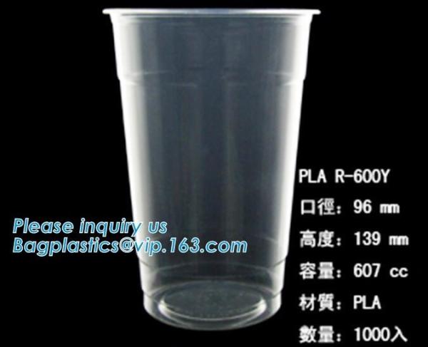 PLA compostabale Cup, PET Cup, PP Cup, PS Top Snack Cup Straw, Food Takeout Box,