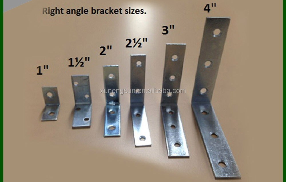 Industrial Stamping Process Metal Furniture Corner Brace for Wooden Furniture