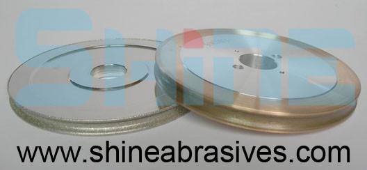 7 inch Metal Bond Glass Grinding Round Edge Wheel PE Diamond Grinding Wheel for