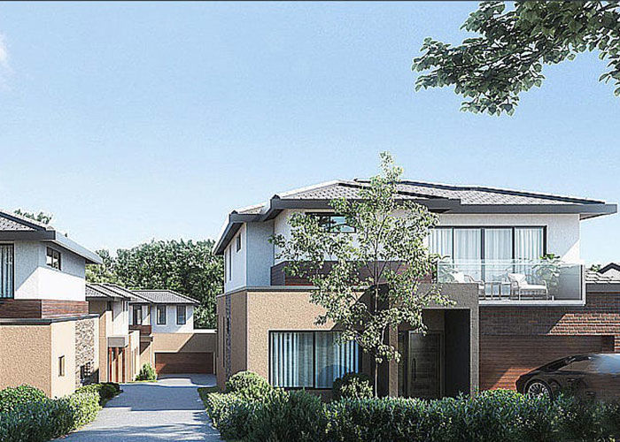 Prefab Light Gauge Steel Frame House 2nd Floor 3 Bedroom For Townhouse Project