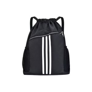 Lightweight Polyester Sport Drawstring Backpack Portable Multi Function