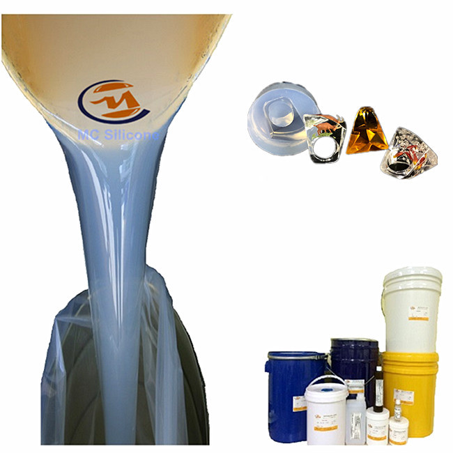 1:1 Liquid Platinum Silicone Rubber High Temperature Resistance Silicone For Resin Jewelries Molds Making